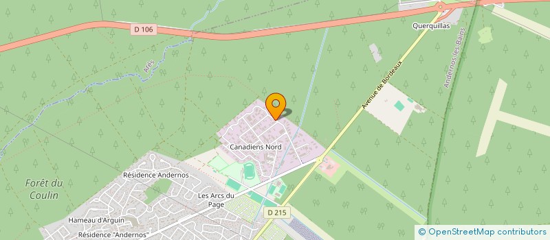 localisation de l'entreprise SEQUE THIERRY  ANDERNOS-LES-BAINS