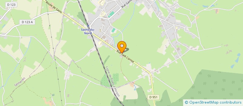 localisation de l'entreprise SEQUEIRA  SAINS-DU-NORD