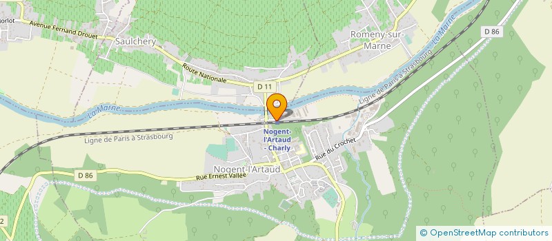 localisation de l'entreprise SEQUENCE  NOGENT-L'ARTAUD