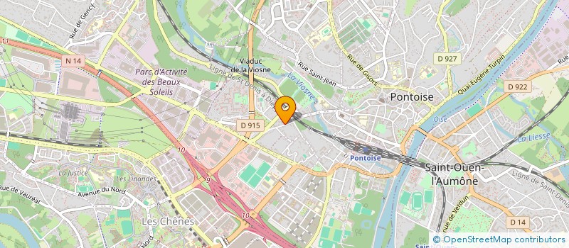 localisation de l'entreprise SEQUENCE BLEUE à PONTOISE