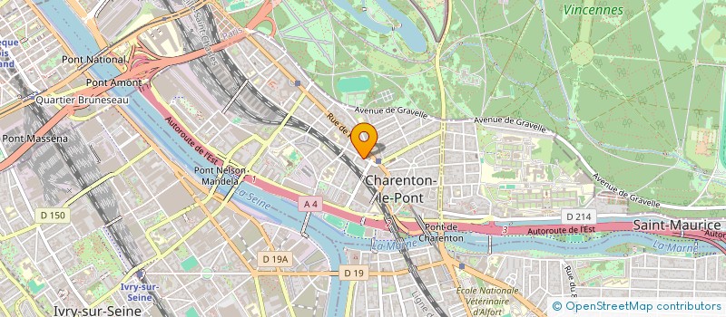 localisation de l'entreprise SEQUIP à CHARENTON-LE-PONT