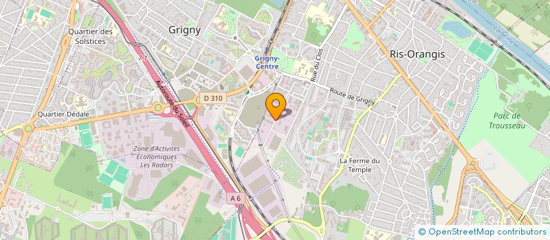 localisation de l'entreprise SEQUOIA à RIS-ORANGIS