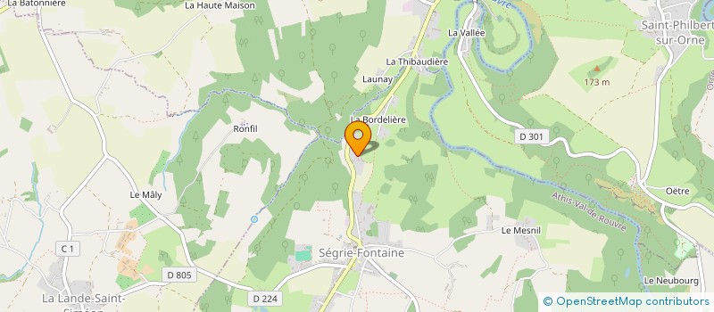localisation de l'entreprise SEQUOIA à ATHIS-VAL DE ROUVRE