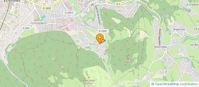 localisation de l'entreprise SEQUOIA  BRESSON