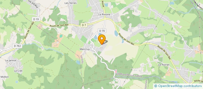 localisation de l'entreprise SEQUOIA 75  LENTILLY