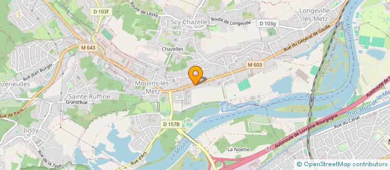 localisation de l'entreprise SEQUOIA  SCY-CHAZELLES