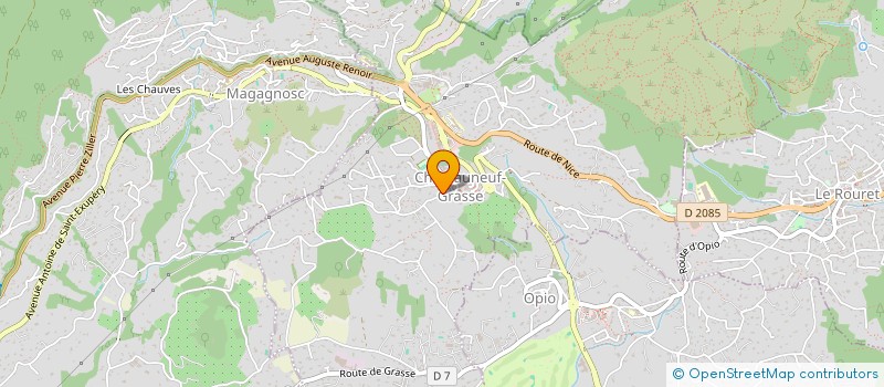 localisation de l'entreprise SEQUOIA  CHATEAUNEUF-GRASSE