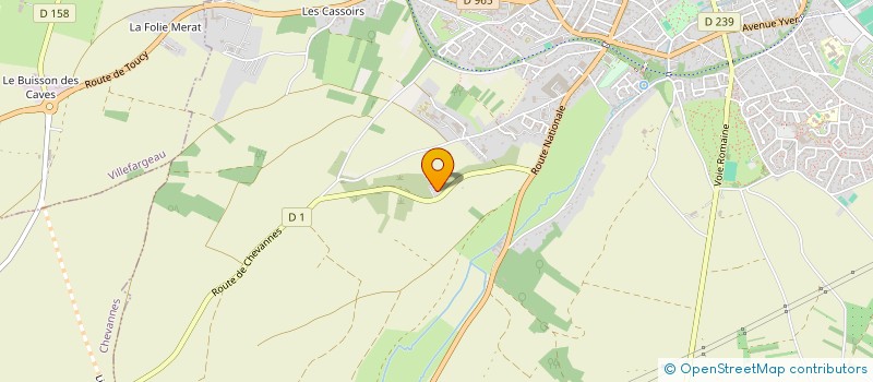 localisation de l'entreprise SEQUOIA  SAINT-GEORGES-SUR-BAULCHE