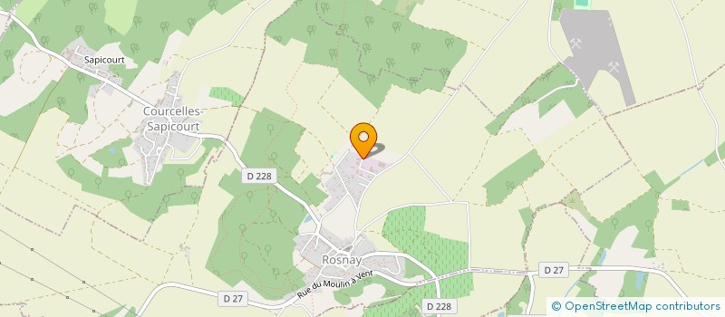 localisation de l'entreprise SEQUOIA à ROSNAY