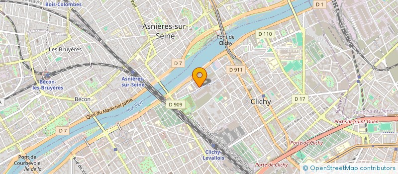 localisation de l'entreprise SEQUOIA à CLICHY