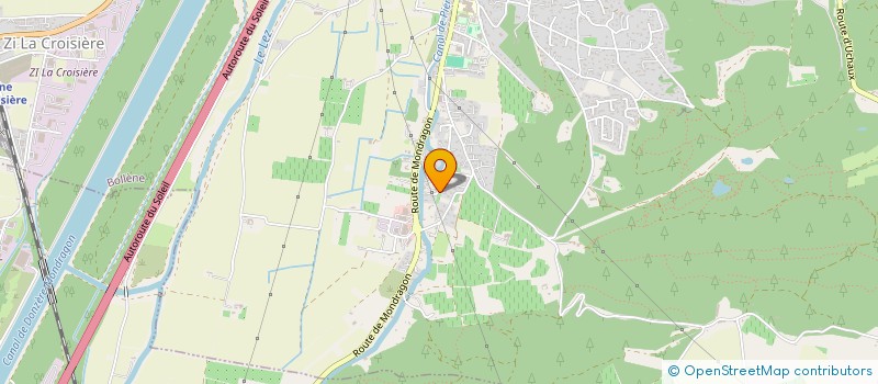 localisation de l'entreprise SEQUOIA  BOLLENE