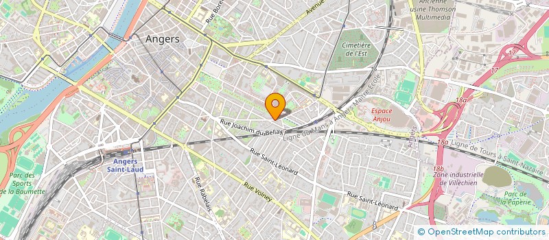 localisation de l'entreprise SEQUOIA à ANGERS