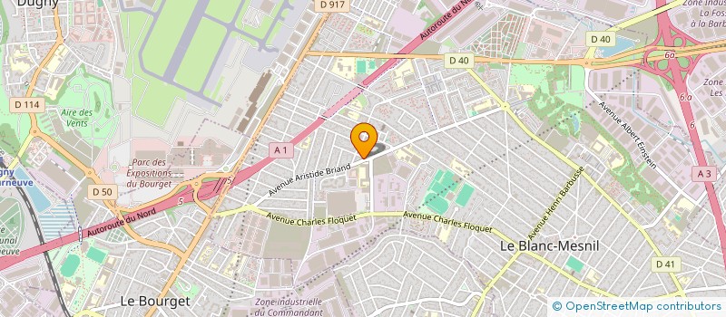 localisation de l'entreprise SEQUOIA à LE BLANC-MESNIL