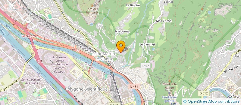 localisation de l'entreprise SEQUOIA  SAINT-MARTIN-LE-VINOUX