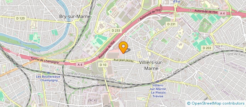 localisation de l'entreprise SEQUOIA  VILLIERS-SUR-MARNE