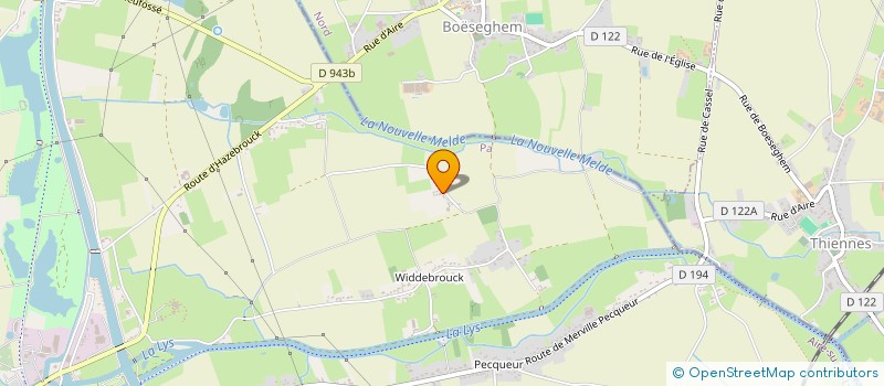 localisation de l'entreprise SEQUOIA  AIRE-SUR-LA-LYS