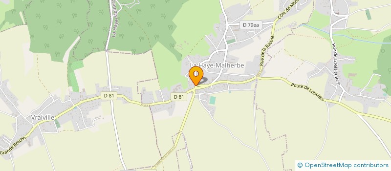 localisation de l'entreprise SEQUOIA AVENTURE  LA HAYE-MALHERBE