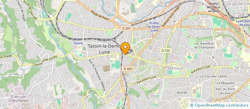 localisation de l'entreprise SEQUOIA CONCEPT à TASSIN-LA-DEMI-LUNE