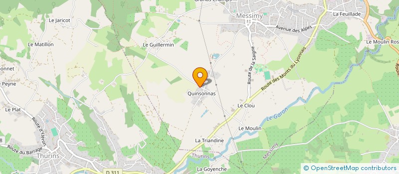 localisation de l'entreprise SEQUOIA GESTION  MESSIMY