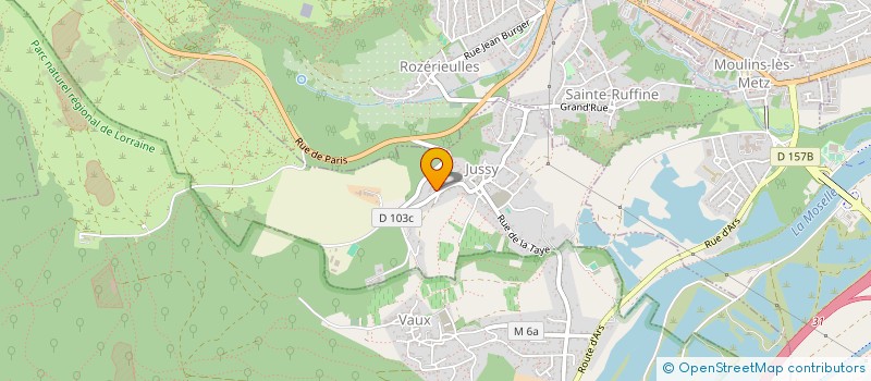 localisation de l'entreprise SEQUOIA IMMO  JUSSY