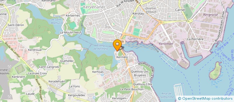 localisation de l'entreprise SEQUOIA IMMOBILIER  LARMOR-PLAGE