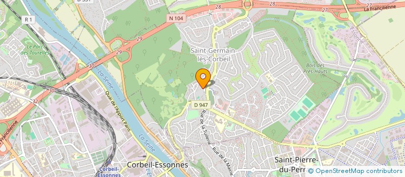 localisation de l'entreprise SEQUOIA INVEST à SAINT-GERMAIN-LES-CORBEIL
