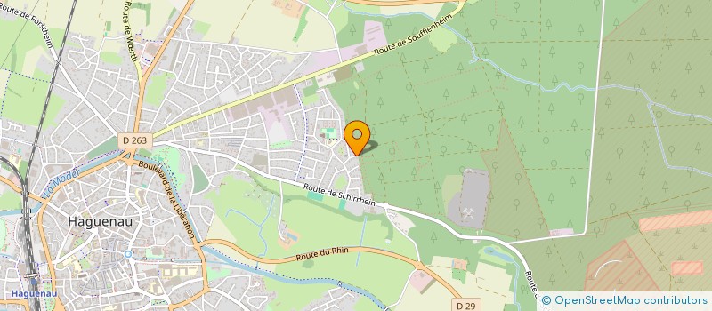 localisation de l'entreprise SEQUOIA INVESTISSEMENT  HAGUENAU