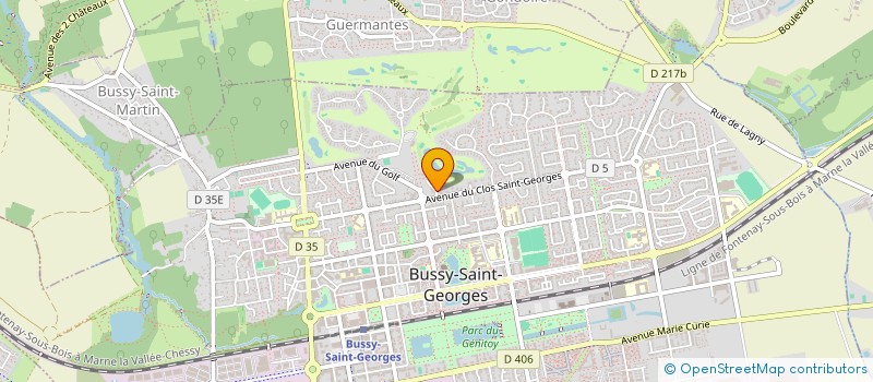 localisation de l'entreprise SEQUOIA PARK  BUSSY-SAINT-GEORGES