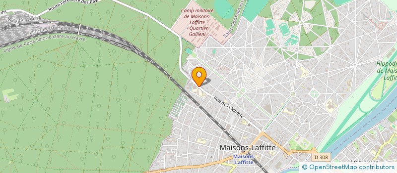localisation de l'entreprise SEQUOIA PARTENAIRE EMPLOI BOUCLES DE SEINE à MAISONS-LAFFITTE