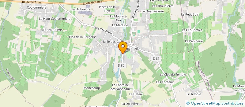 localisation de l'entreprise SEQUOIA-SIMONE  FRANCUEIL