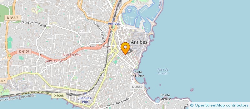localisation de l'entreprise SEQUOIA TRANSACTIONS à ANTIBES