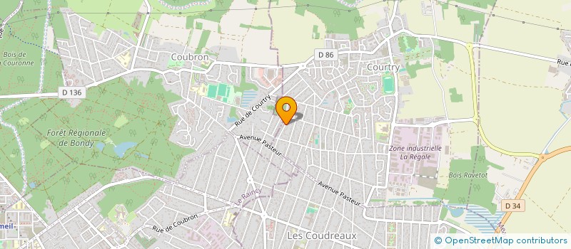 localisation de l'entreprise SEQUOIA VERT à COURTRY