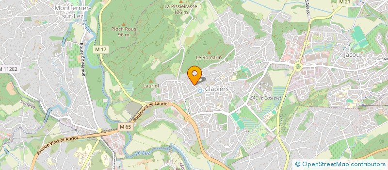 localisation de l'entreprise SEQUOYA  CLAPIERS