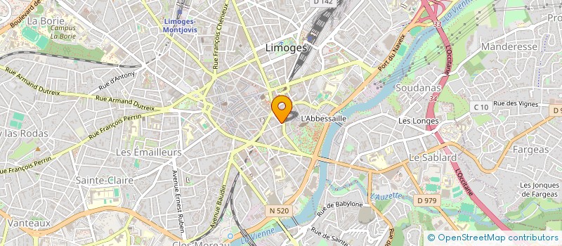 localisation de l'entreprise SER à LIMOGES