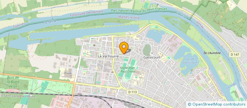 localisation de l'entreprise SER-APO  MANTES-LA-JOLIE