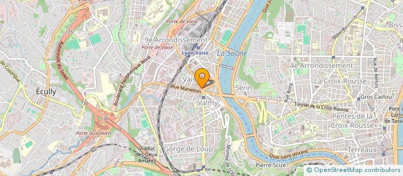 localisation de l'entreprise SER & BAT  LYON