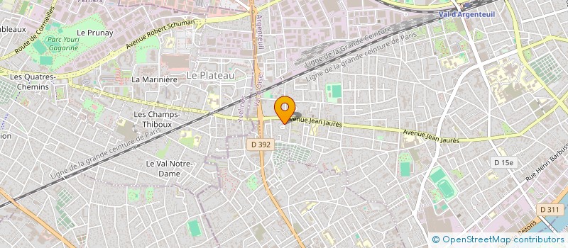 localisation de l'entreprise SER ETANCHE  ARGENTEUIL