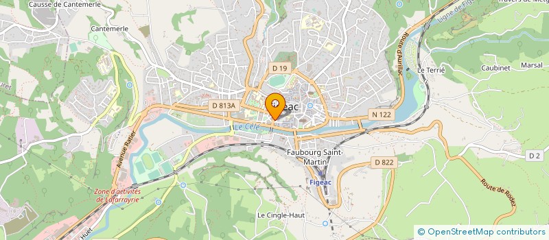 localisation de l'entreprise SER.GE.DIS à FIGEAC