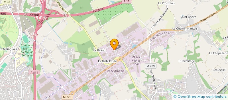 localisation de l'entreprise SER.I.VER  CARQUEFOU