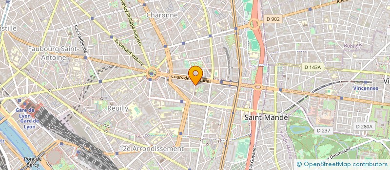 localisation de l'entreprise SER INTEG ENFANTS AVEUGLES OU MALVOYANTS à PARIS