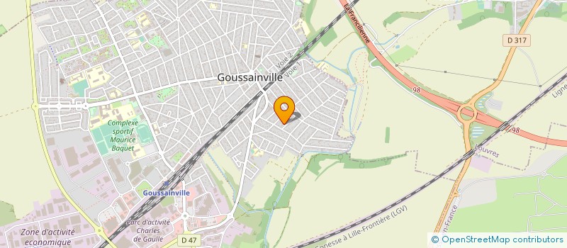 localisation de l'entreprise SER'MAGE à GOUSSAINVILLE