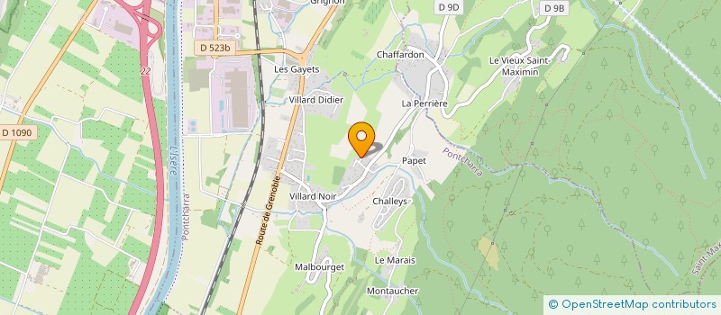 localisation de l'entreprise SER-NET  PONTCHARRA