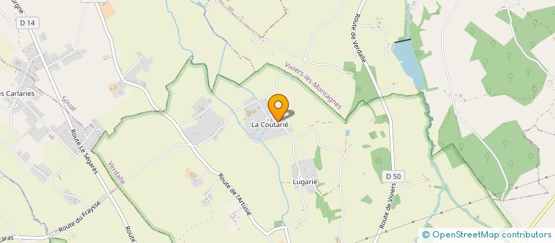 localisation de l'entreprise SER-PUG PLOMB-ELEC PUGINIER  VERDALLE