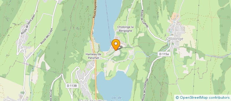 localisation de l'entreprise SER SIRANT VACANCES  SAINT-THEOFFREY