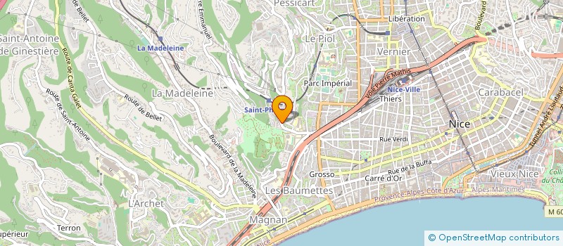 localisation de l'entreprise SER-YO à NICE