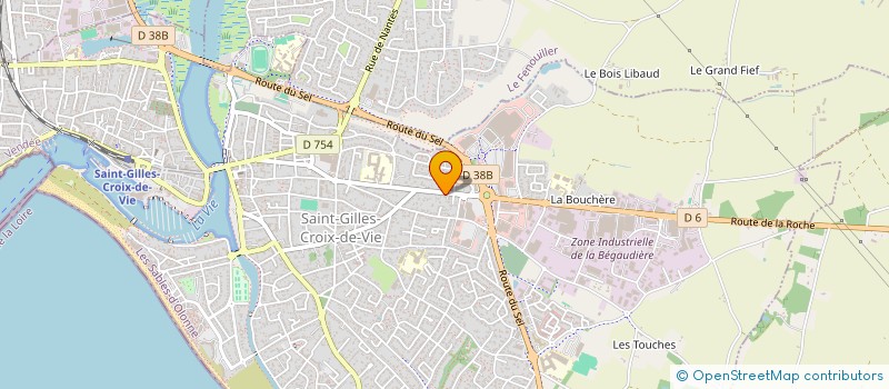 localisation de l'entreprise SERA à SAINT-GILLES-CROIX-DE-VIE