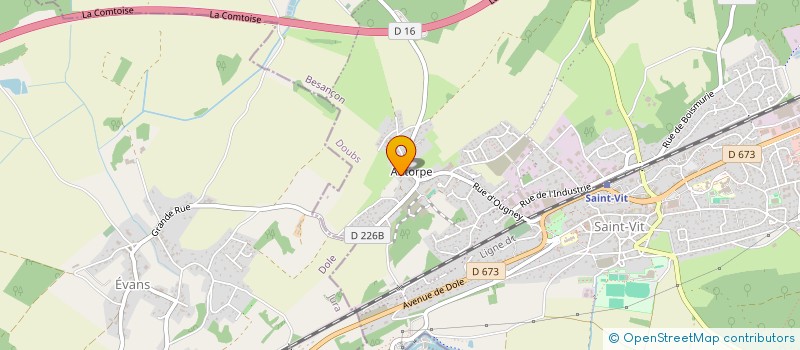 localisation de l'entreprise SERA  SAINT-VIT