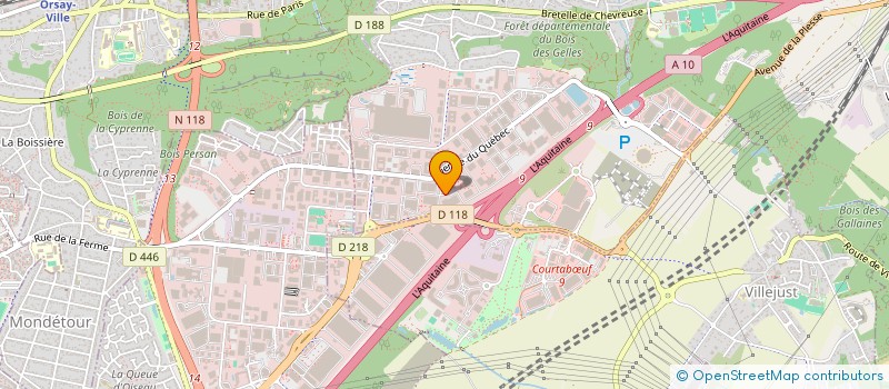 localisation de l'entreprise SERA INGENIERIE à VILLEBON-SUR-YVETTE