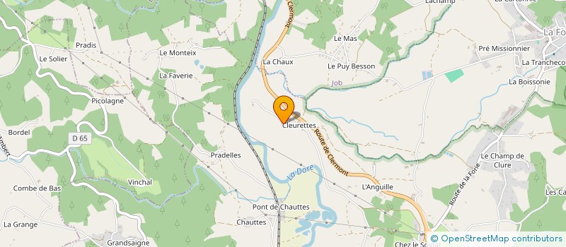 localisation de l'entreprise SERA MANAGEMENT  AMBERT