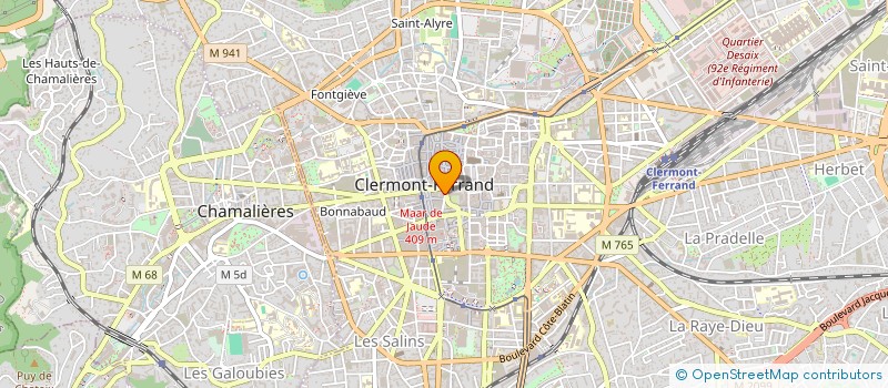 localisation de l'entreprise SERA SYND ELECTRON ELECT AUVER à CLERMONT-FERRAND